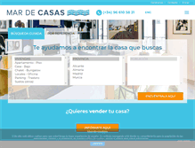 Tablet Screenshot of grupomardecasas.com